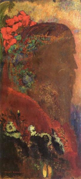 Profile Of Life by Odilon Redon Oil Painting Reproductions