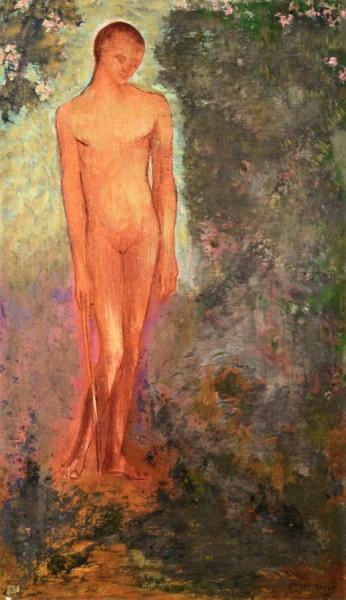 Red Man by Odilon Redon