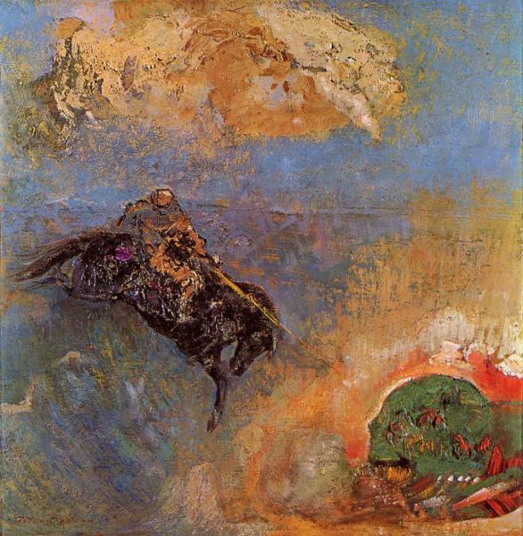 Roger And Angelica by Odilon Redon