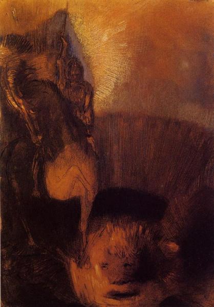 Saint George by Odilon Redon