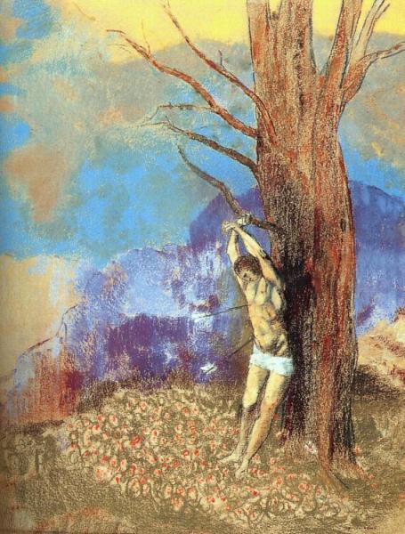 Saint Sebastian by Odilon Redon