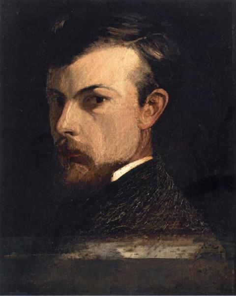 Self-portrait by Odilon Redon