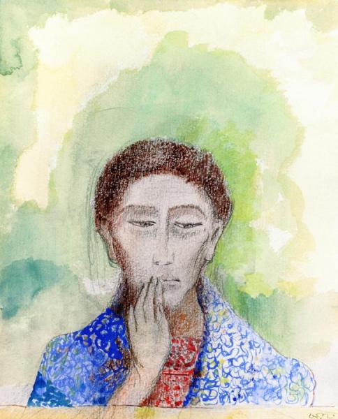 Silence by Odilon Redon