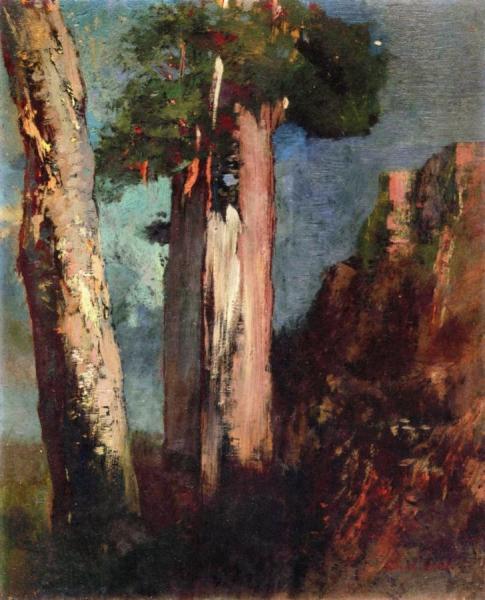 Silver Birches At Bièvres by Odilon Redon