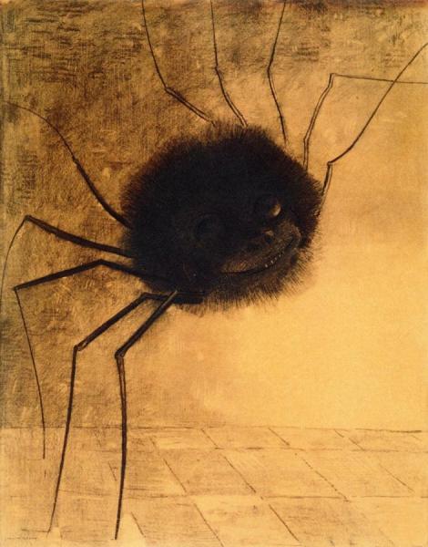 Spider by Odilon Redon