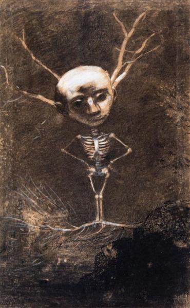 Spirit Of The Forest by Odilon Redon