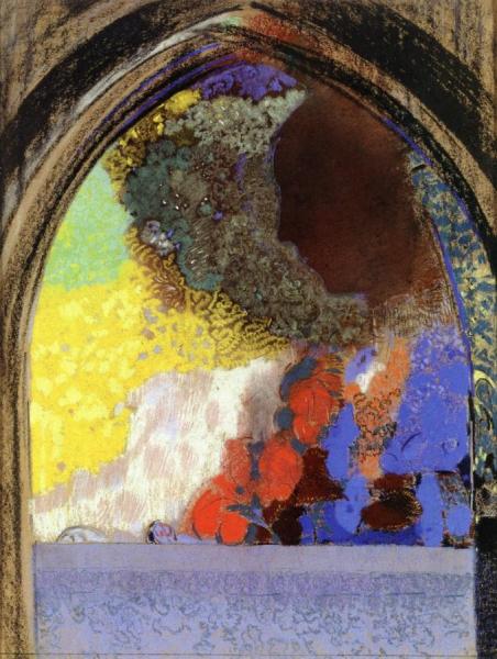 Stained-glass Window by Odilon Redon