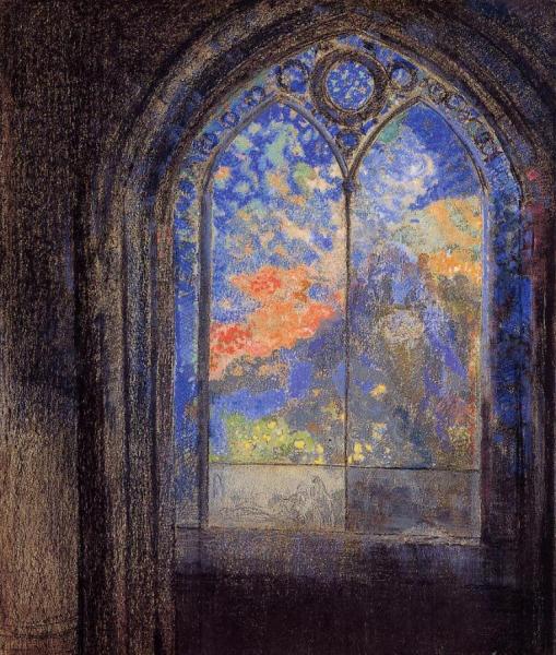 Odilon Redon Stained Glass Window