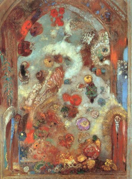 Stained Glass Window by Odilon Redon