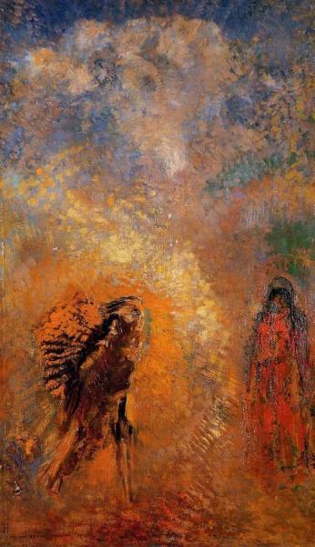 The Apparition by Odilon Redon