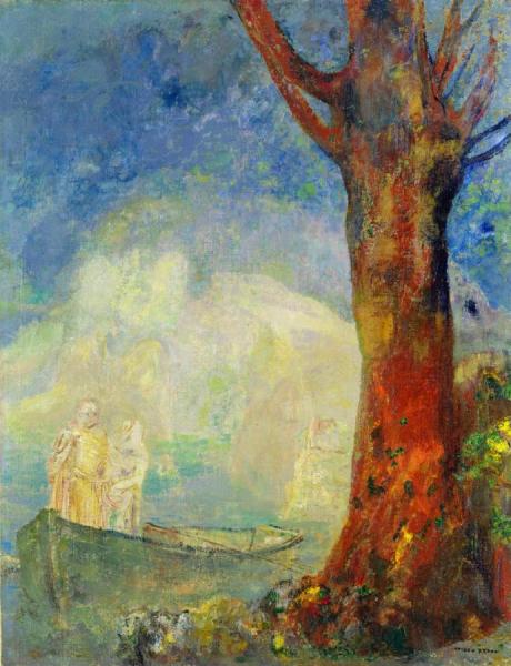 The Barque by Odilon Redon Oil Painting Reproductions