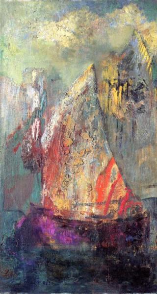 The Boat by Odilon Redon