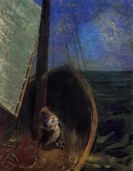 The Boat by Odilon Redon