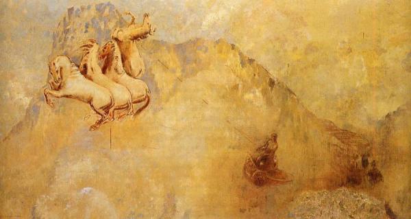 The Chariot Of Apollo by Odilon Redon