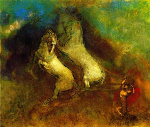 The Chariot Of Apollo by Odilon Redon