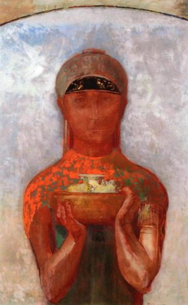 The Cup Of Mystery by Odilon Redon