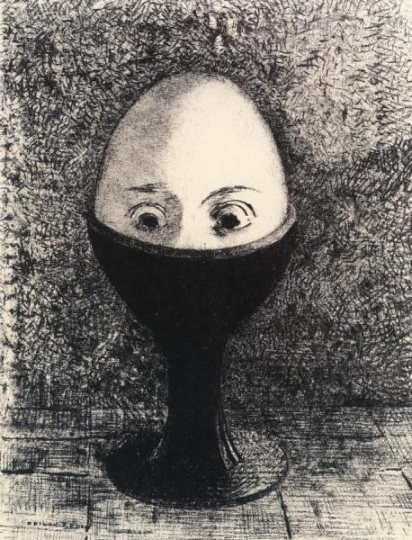 The Egg by Odilon Redon
