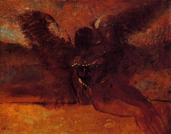 The Fall Of Icarus by Odilon Redon