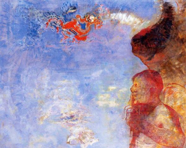 The Fallen Angel by Odilon Redon