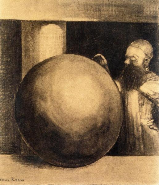The Metal Ball by Odilon Redon