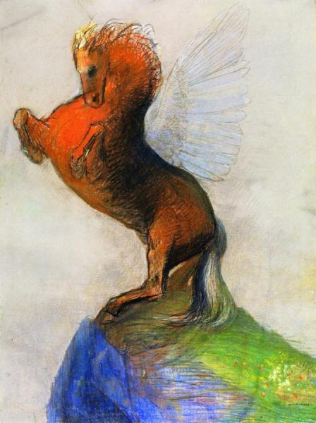 The Summit by Odilon Redon