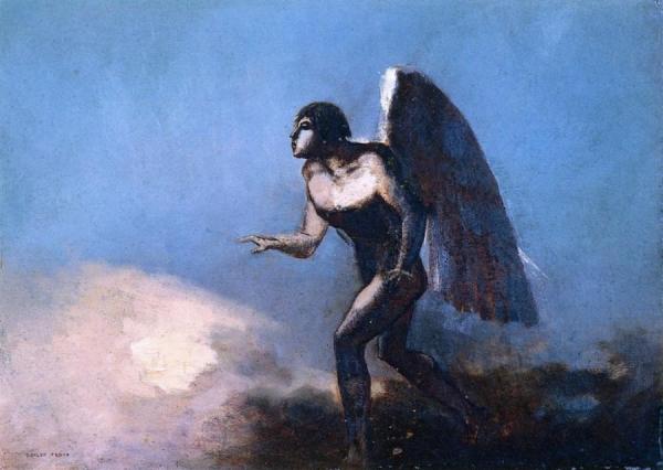 The Winged Man by Odilon Redon