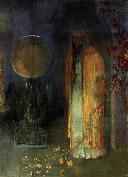 The Yellow Cape by Odilon Redon