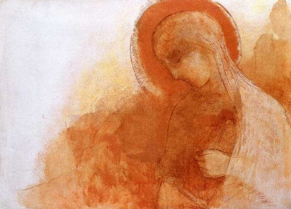 Virgin by Odilon Redon