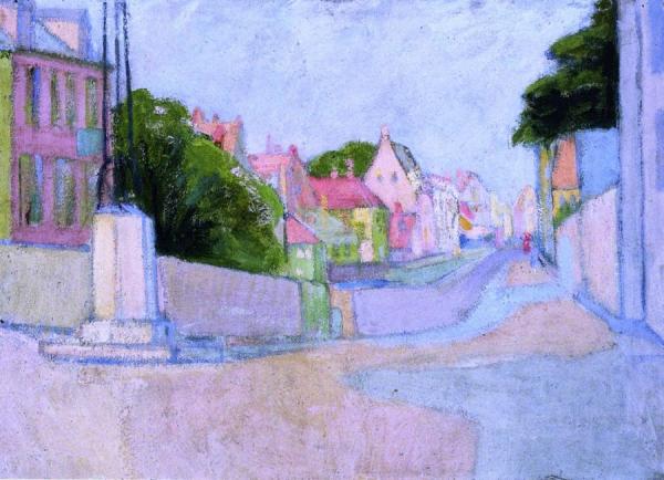 Odon Márffy Street In Paris