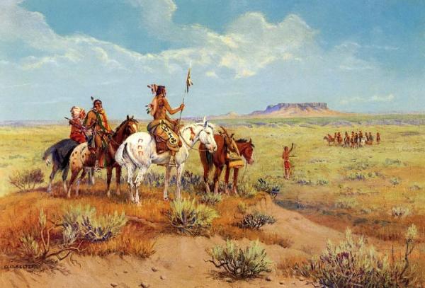 Meeting Of The Bands by Olaf Carl Seltzer Oil Painting Reproductions