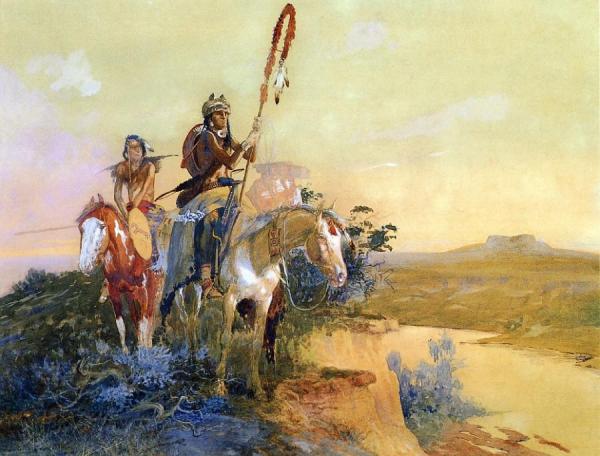 Olaf Carl Seltzer Two Warriors