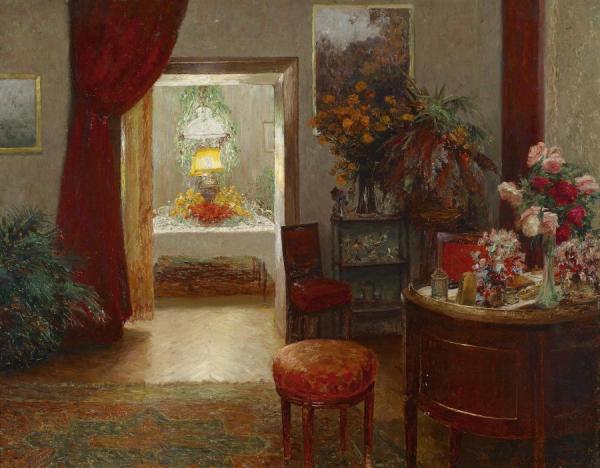 Olga Wisinger-florian Interior With Decorated Table