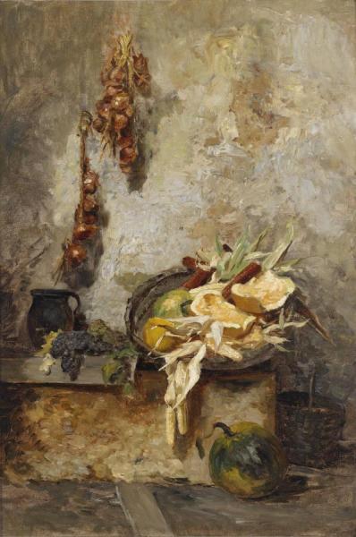 Stillleben Mit Feldfrüchten by Olga Wisinger-florian Oil Painting Reproductions