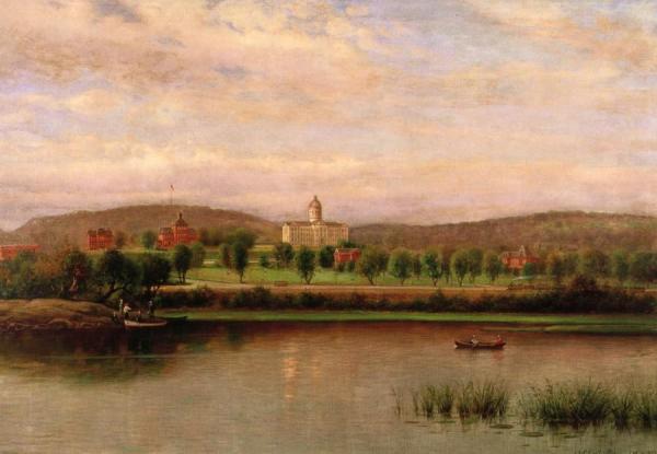 Augustana College In The 1890's by Olof Grafstrom