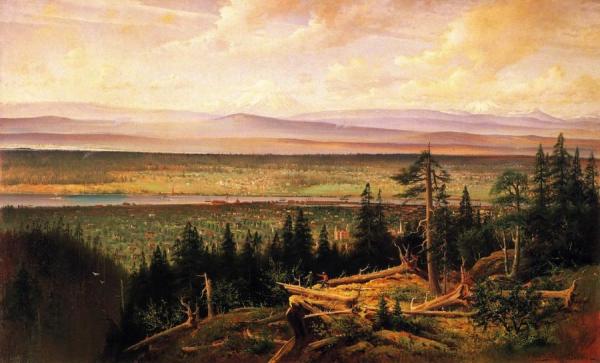 View Of Portland, Oregon by Olof Grafstrom