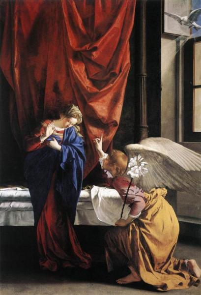 The Annunciation by Orazio Gentileschi