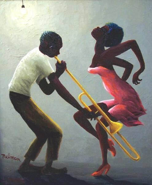 Hot Trombone, Ca. 1963 by Orville Bulman