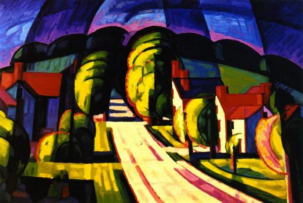 Aspiration (winfield) by Oscar Bluemner