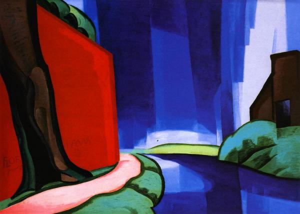 Azure by Oscar Bluemner