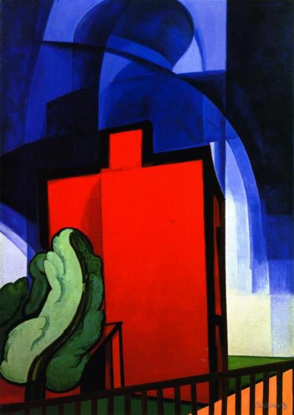 Blue Above by Oscar Bluemner