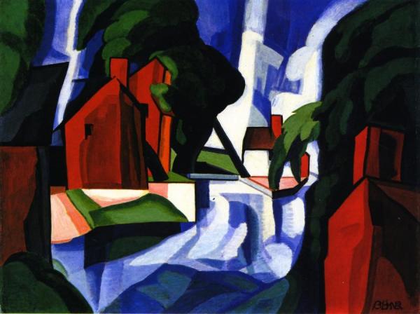 Blue Day by Oscar Bluemner