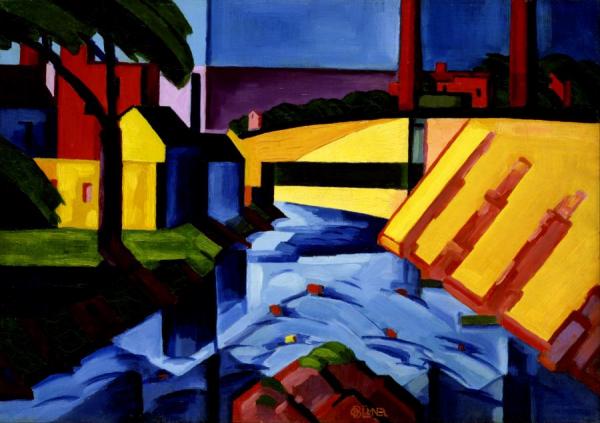 Evening Tones by Oscar Bluemner