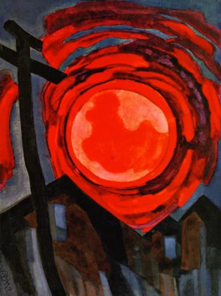 Eye Of Fate by Oscar Bluemner Oil Painting Reproductions