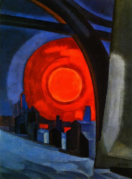Eye Of Night by Oscar Bluemner