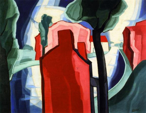 In High Key by Oscar Bluemner