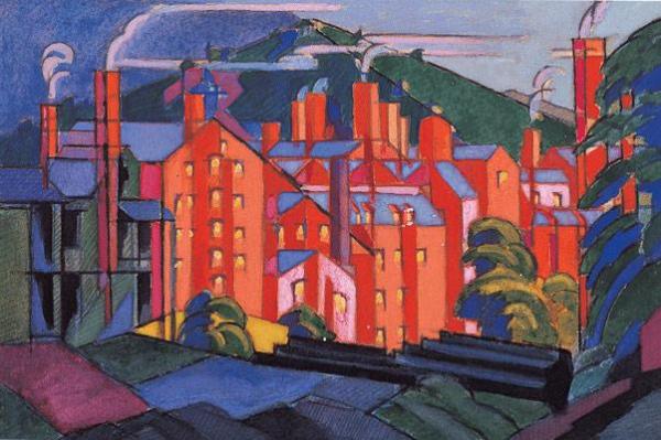 Jersey Silkmills by Oscar Bluemner