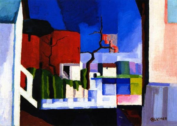 Jersey Silkmills (paterson) by Oscar Bluemner