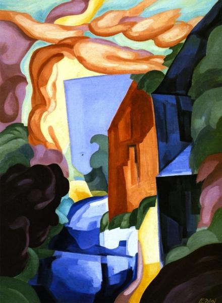 Landscape Without Words by Oscar Bluemner