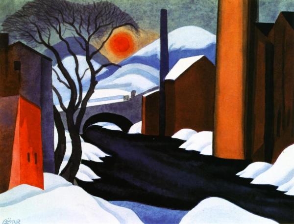 Mill Creek by Oscar Bluemner