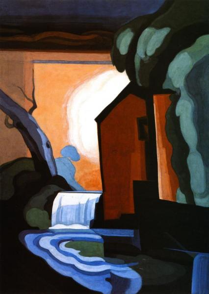 Moonlight Fantasy by Oscar Bluemner
